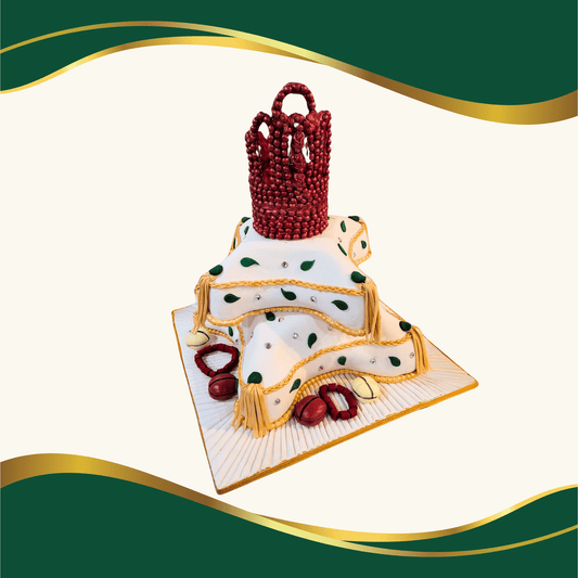 traditional african fondant cake