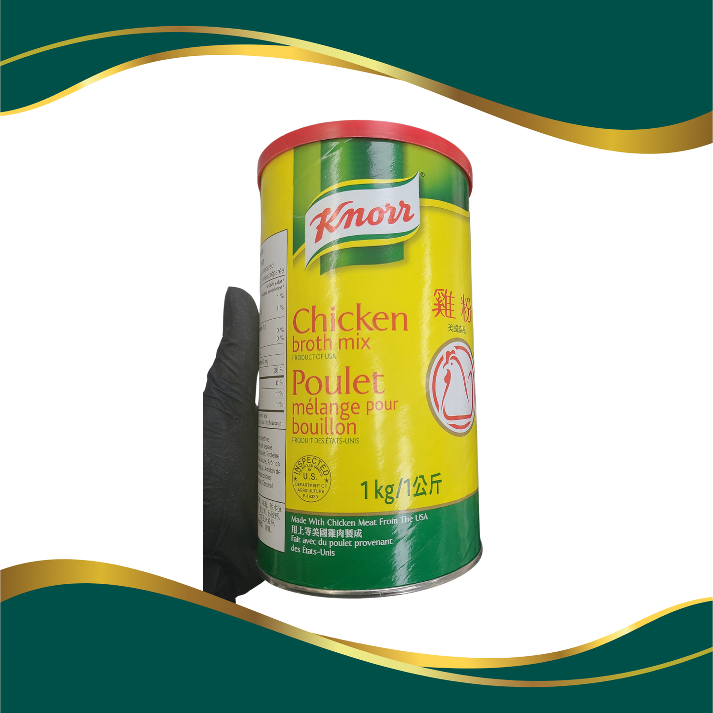 knorr Chicken broth mix 1kg made with chicken meat from the USA