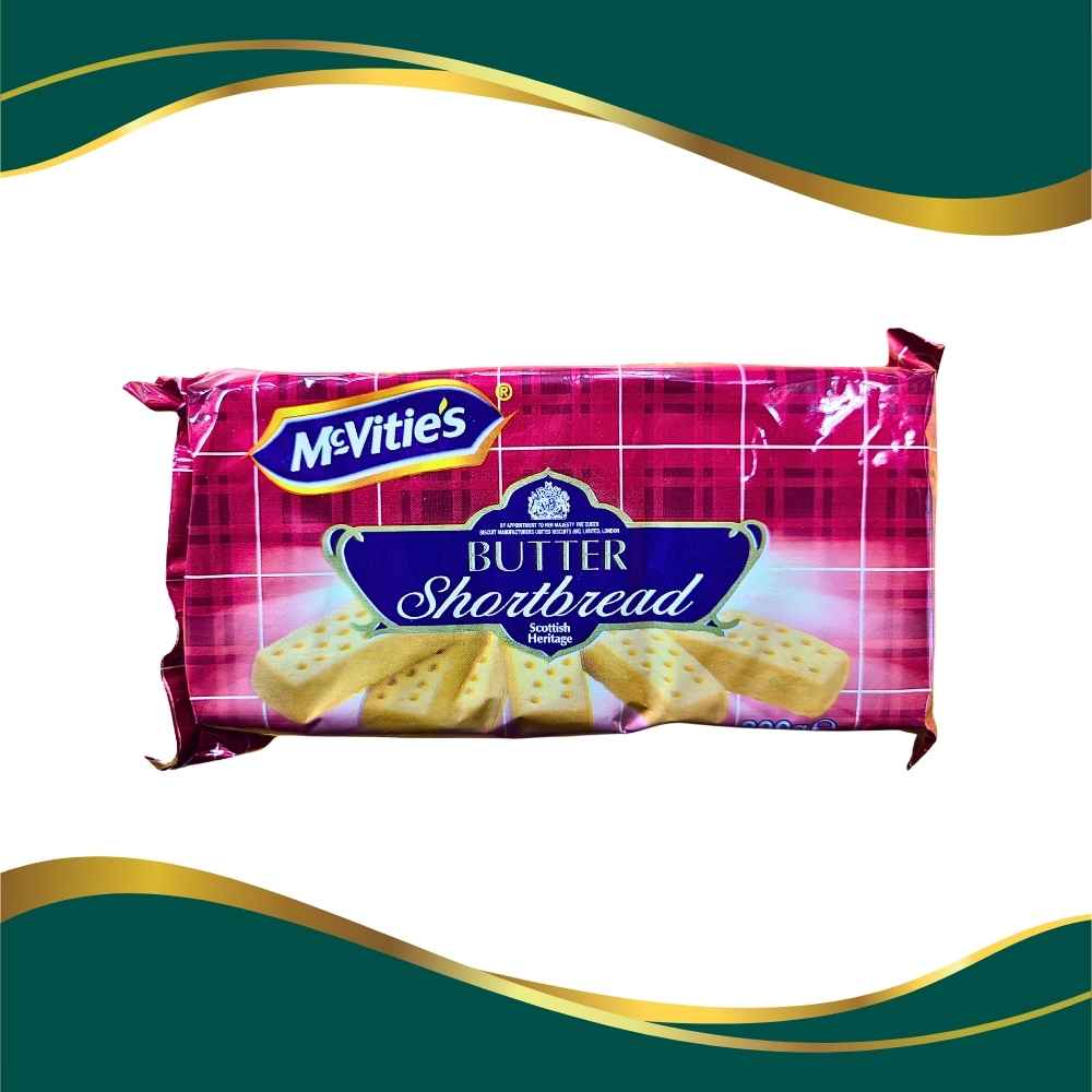 short bread butter biscuit Mcvitie's butter shortbread Scottish heritage biscuit