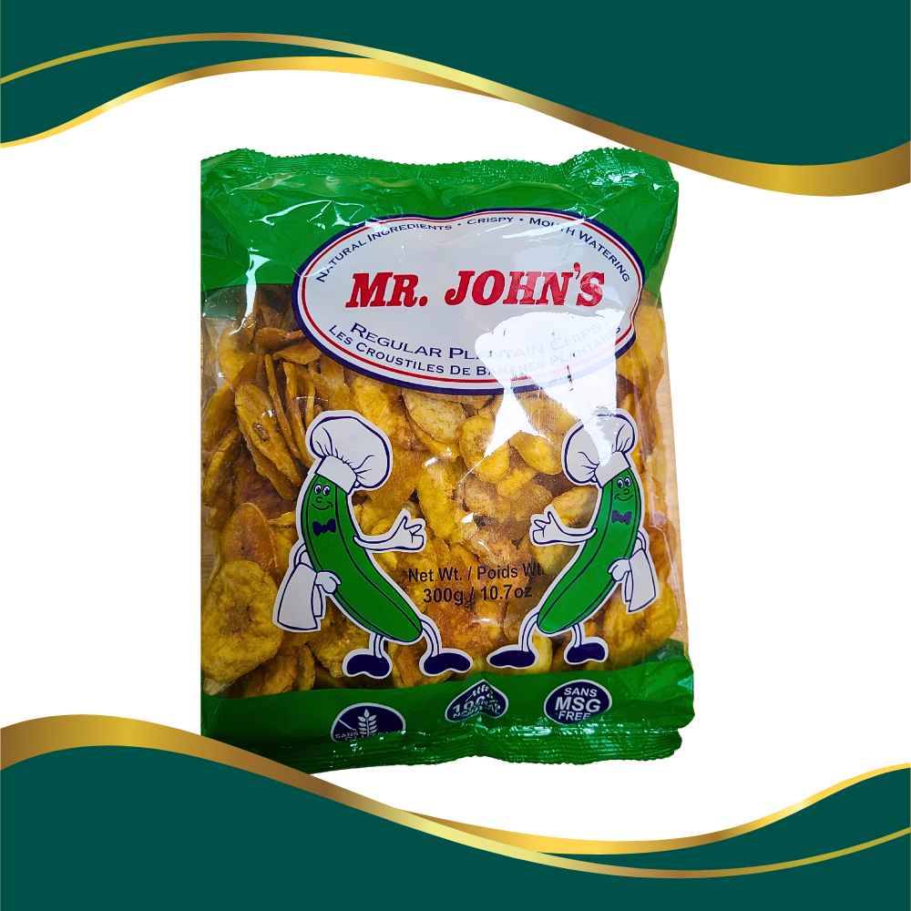 Mr John's regular Plantain chips MSG free 300g