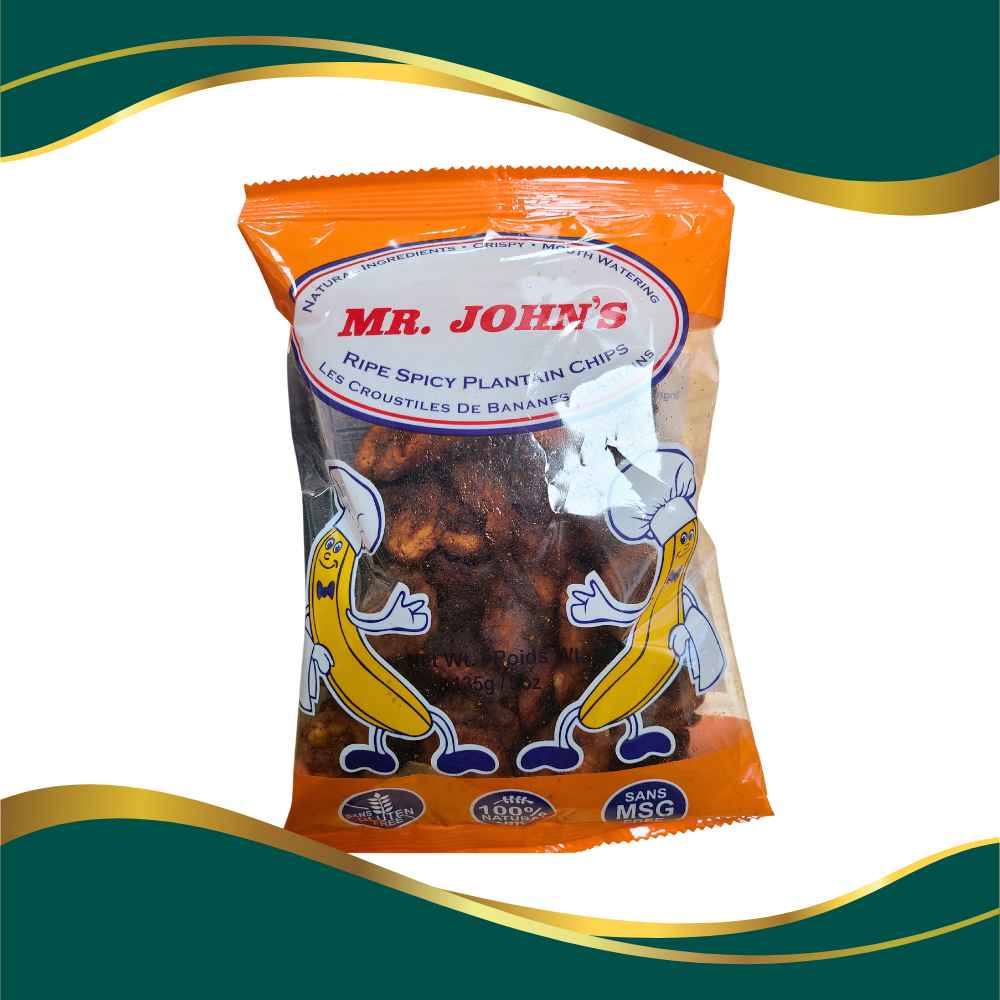 Mr JOhn's Spicy Plantain chips 135g