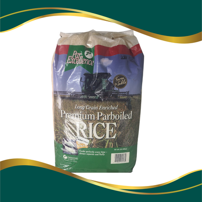 par excellence parboiled rice long grain premium parboiled rice 50lbs  bag