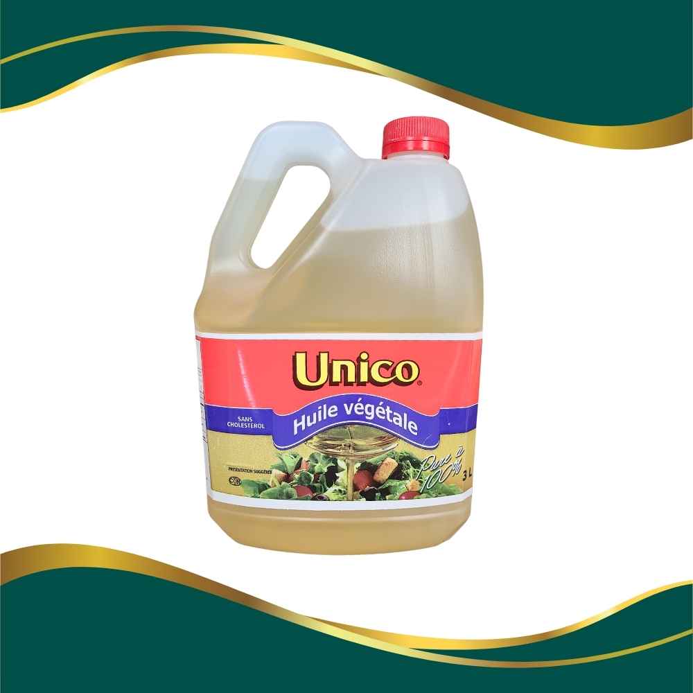 Unico vegetable oil no cholesterol 3L 100% pure oil