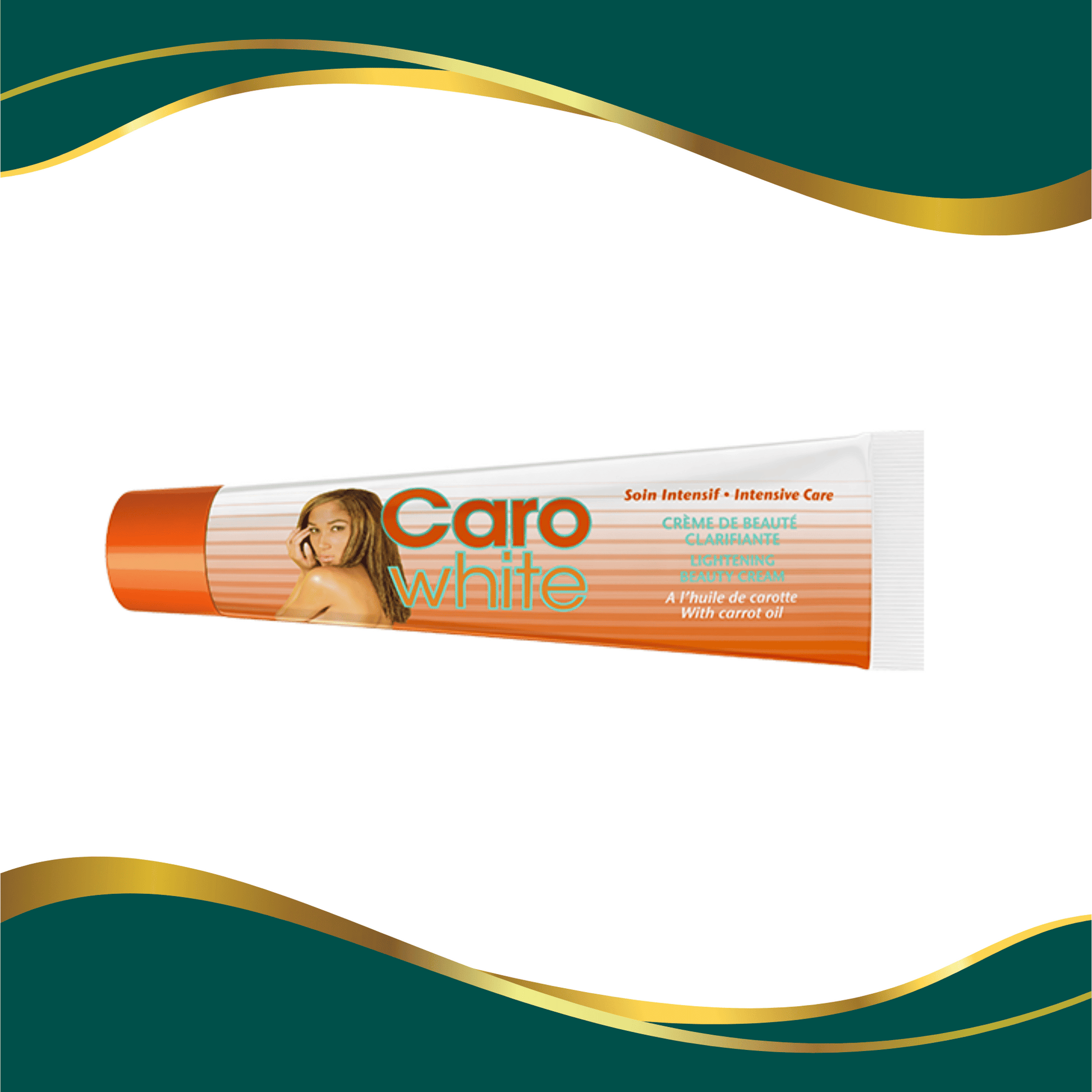 Caro White Intensive Care Lightening Beauty Cream with carrot oil.