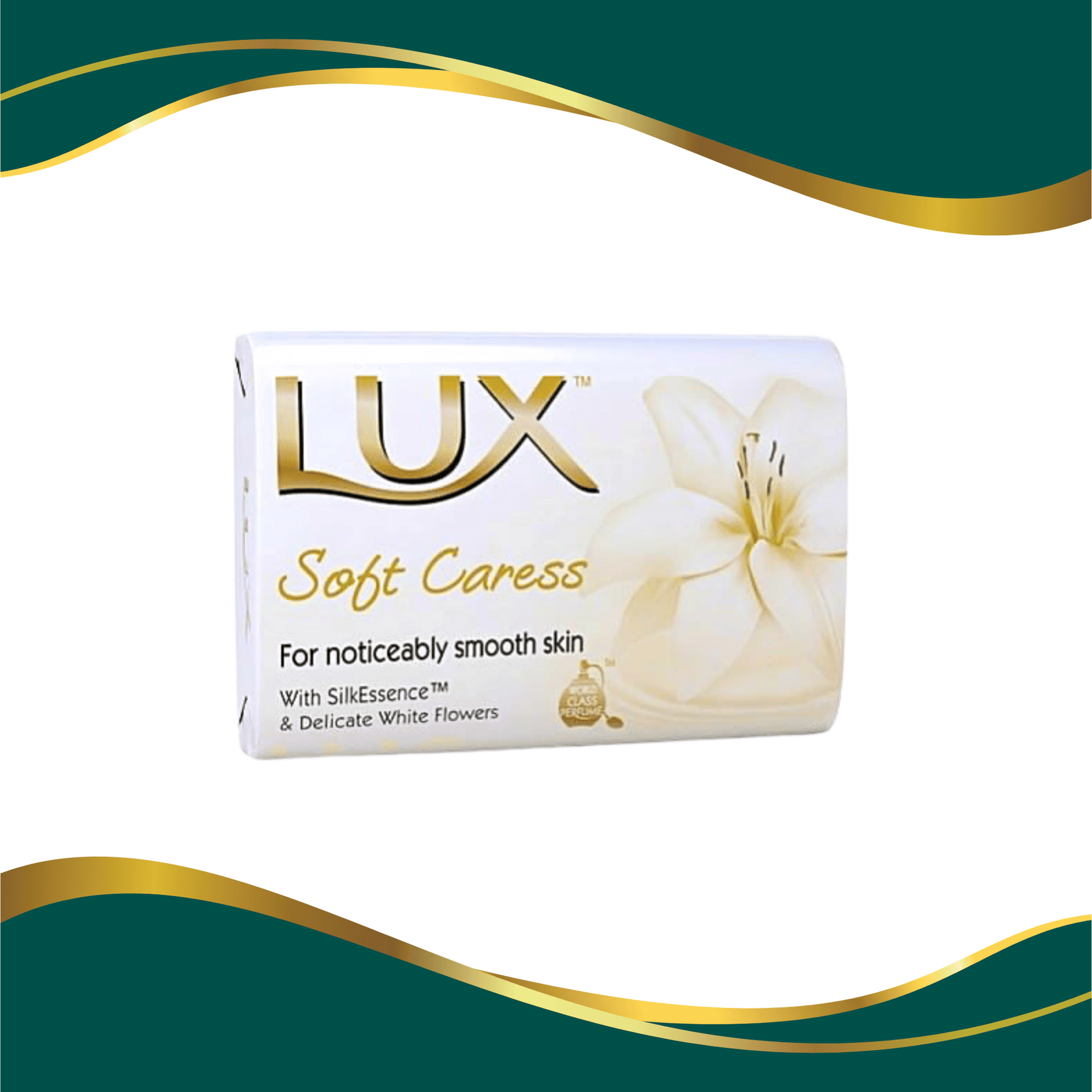 Luc bar sap soft caress with silk essence and white flowers