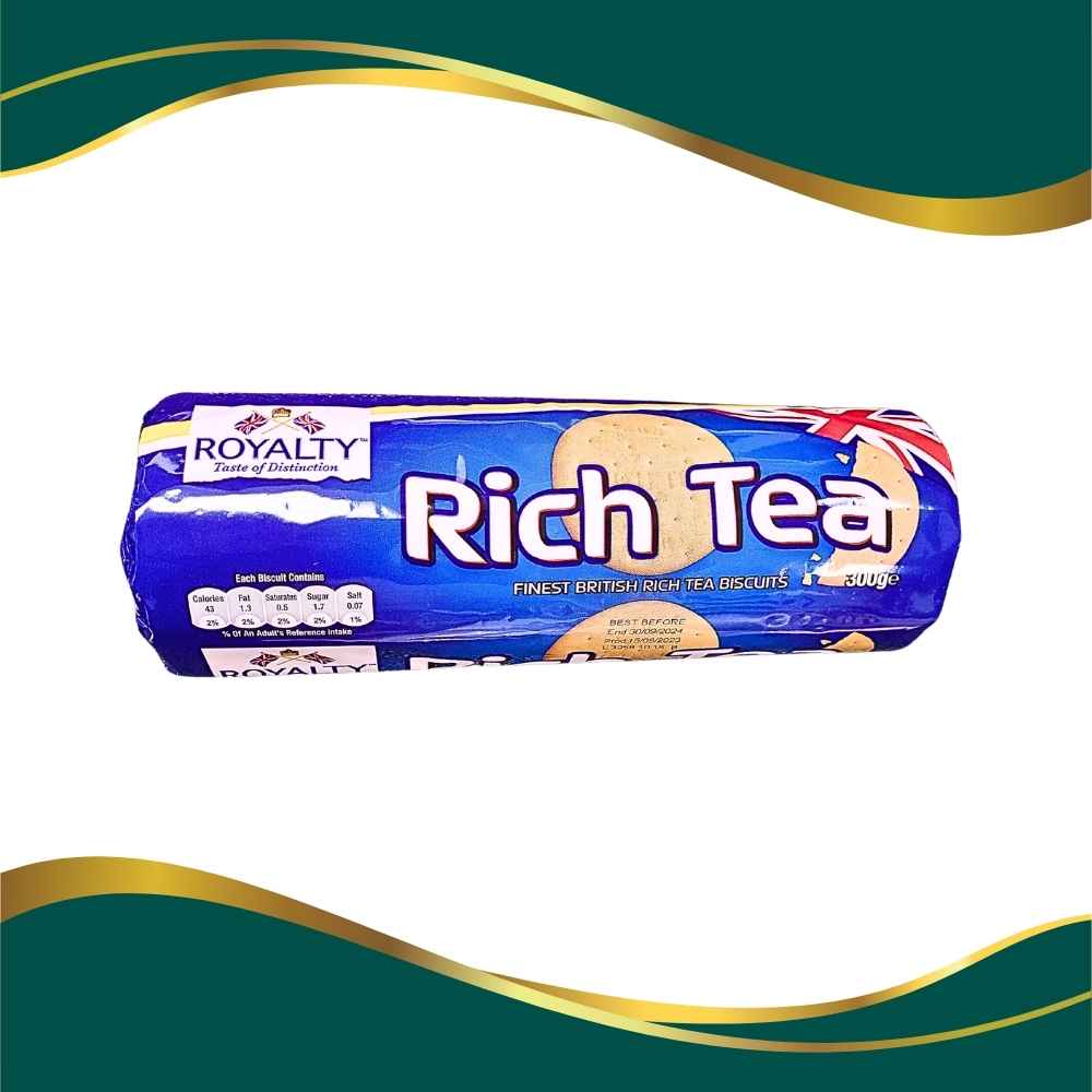 Royalty Taste of Distinction Rich Tea Biscuit, Finest British Rich Tea Biscuit 300g